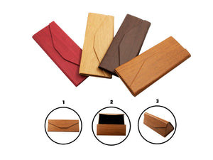 Estuche plegable para lente oftálmico