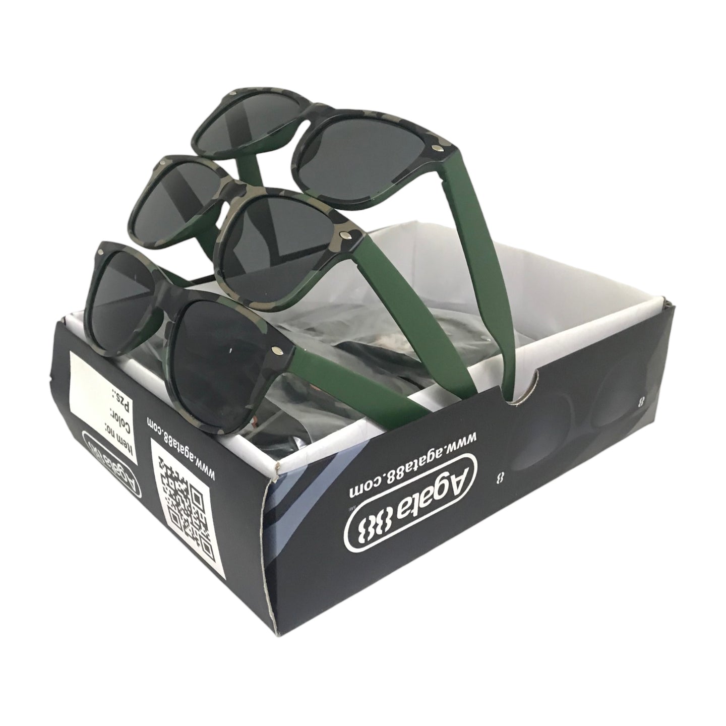 Caja de Lente solar infantil 12pzs. Mod. 1003 CAMO