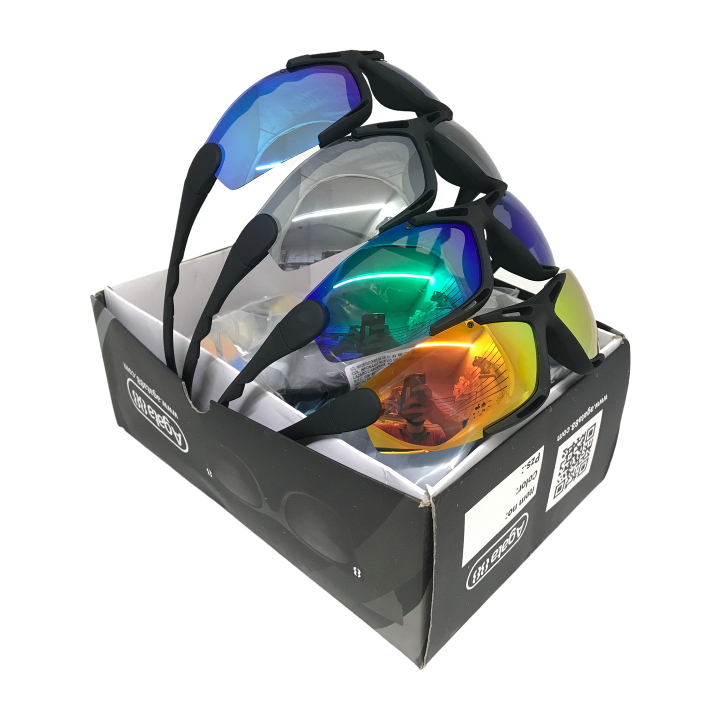 Caja de Lente solar polarizado 12pzs. Mod. 4000 6-4($60cu)