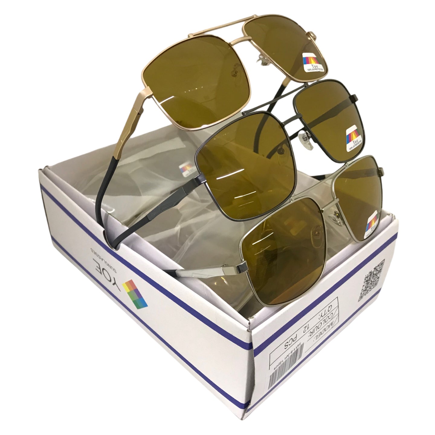 Caja de Lente solar polarizado 12pzs. Mod. 5411 6A ($114.38 c/u)